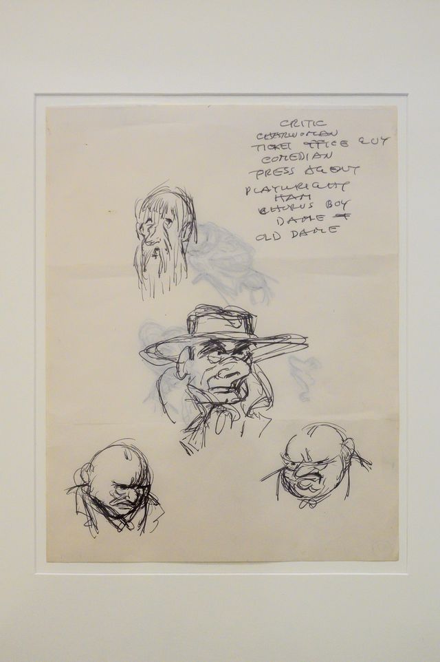 Some of Goldberg's subway drawings